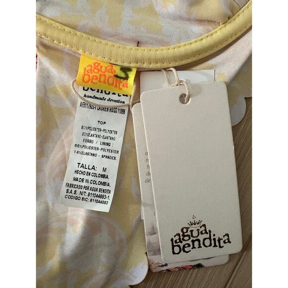 Agua Bendita Lauren Ross Bikini Top M - Picture 3 of 8